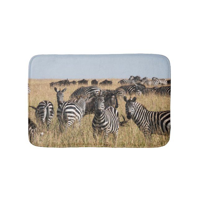 Grant's Zebra Bath Mat Badematte (Vorderseite)