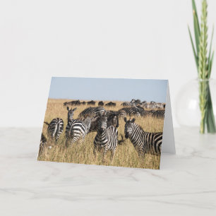 Grant's Zebra Dankeskarte