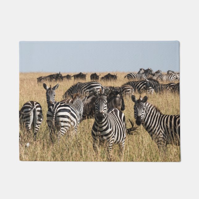 Grant's Zebra Doormat Fußmatte (Vorderseite)