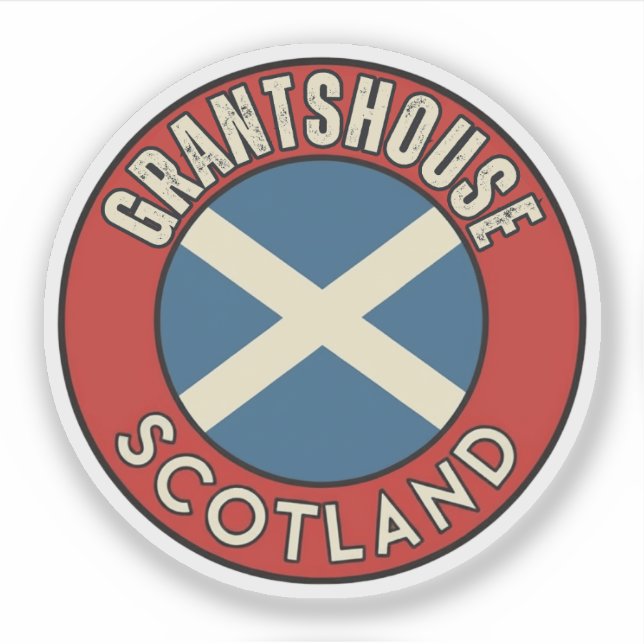 Grantshouse, Schottland Aufkleber (Vorderseite)
