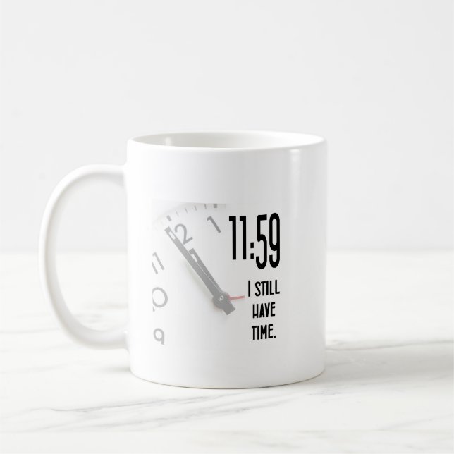 Grantwriter-Uhr Kaffeetasse (Links)