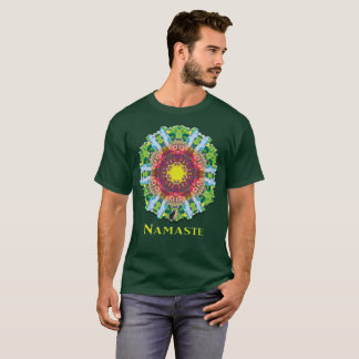 Granulares Namaste-Kaleidoskop-T-Shirt T-Shirt