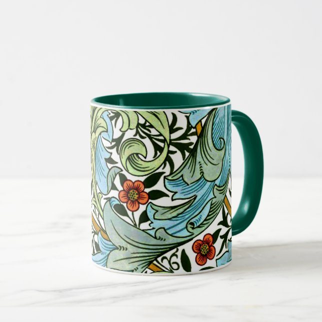 Granville, beliebtes William Morris-Muster Tasse (VorderseiteRechts)