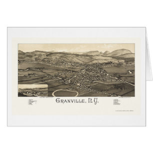 Granville, carte panoramique de NY - 1886