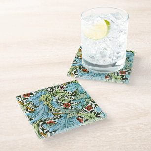 Granville, ein William Morris-Muster, Glasuntersetzer