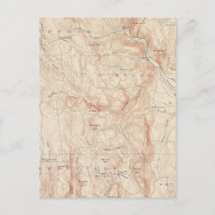 Granville, Massachusetts Postkarte