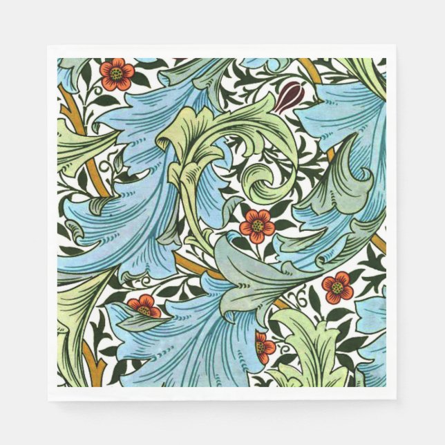 Granville, Vintages William Morris-Muster, Serviette (Vorderseite)