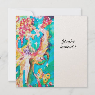 GRAPE FAIRY TALE1 Metallisches Gold Einladung