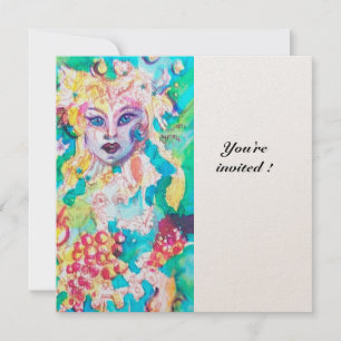 GRAPE FAIRY TALE metallischer Champagner Einladung