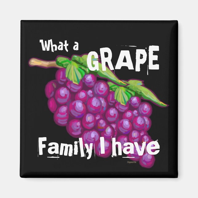 Grape Family Magnet (Vorne)