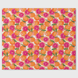 Grapefruit Geschenkpapier