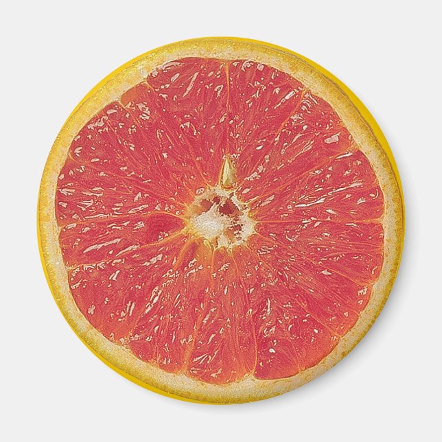 GRAPEFRUIT HALF KÜHLSCHRANK MAGNET (Vorne)