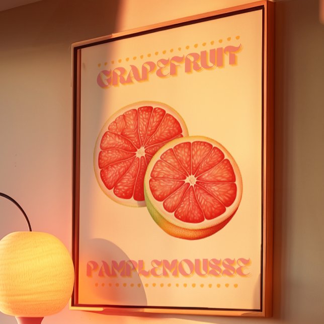 Grapefruit | Pamplemousse French Fruit Poster (Von Creator hochgeladen)