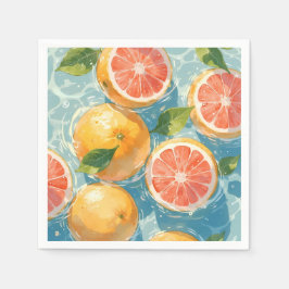 Grapefruit Splash Serviette
