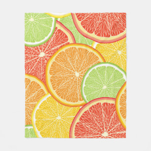 Grapefruit und orange abstrakter Hintergrund. Fleecedecke