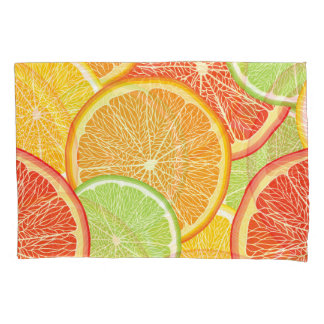 Grapefruit und orange abstrakter Hintergrund. Kissenbezug