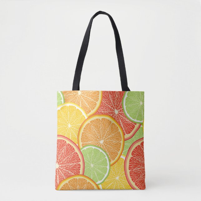 Grapefruit und orange abstrakter Hintergrund. Tasche (Vorderseite)