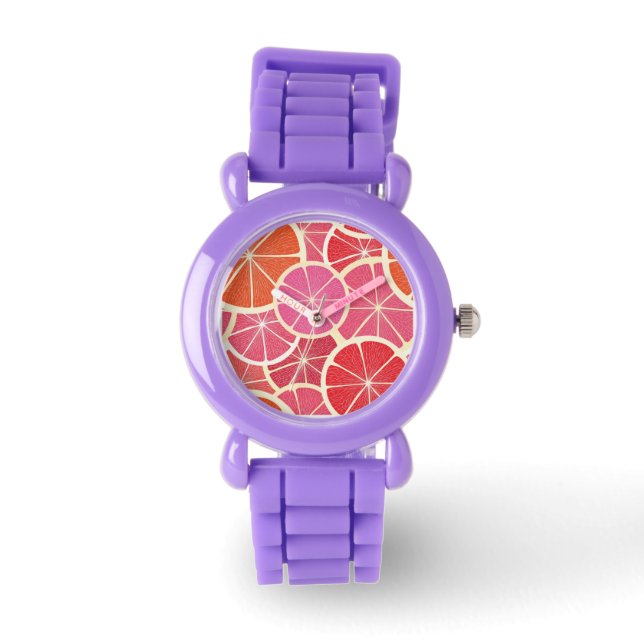 Grapefruit Vintag Armbanduhr (Vorderseite)