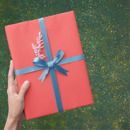 Grapefruitfarbe Geschenkpapier