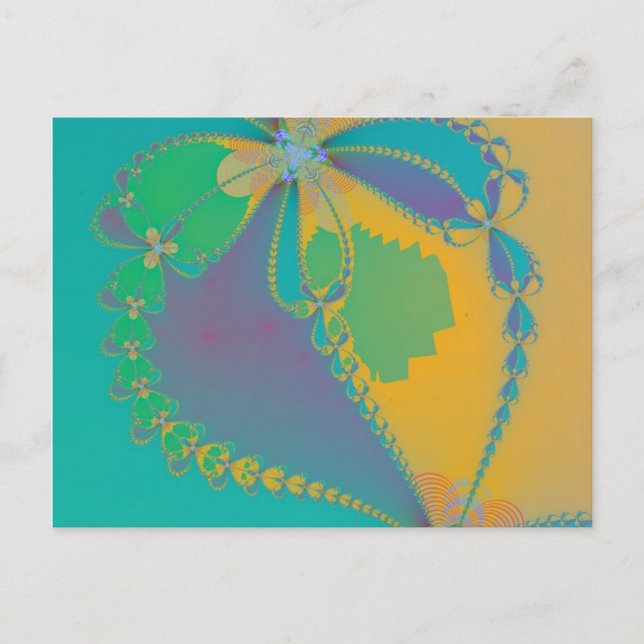 Grapefruitpostkarte Postkarte (Vorderseite)