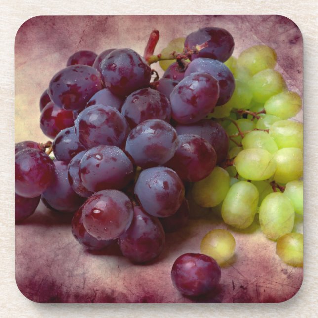 Grapes Red And Green Untersetzer (Vorderseite)