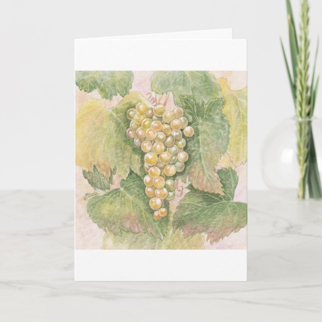 Grapevine Birthday Card Karte (Vorderseite)