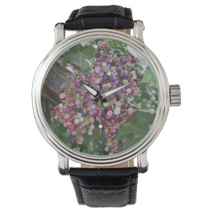 Grapevine Glorie — Hyperrealistische Weinbaukunst  Armbanduhr