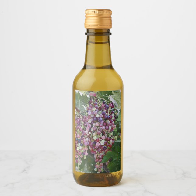Grapevine Glorie — Hyperrealistische Weinbaukunst  Weinetikett (Vorderseite)
