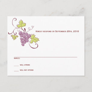 Grapevine RSVP Karte