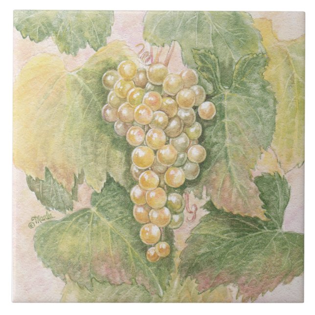 Grapevine Sandstone Trivet Fliese (Vorderseite)
