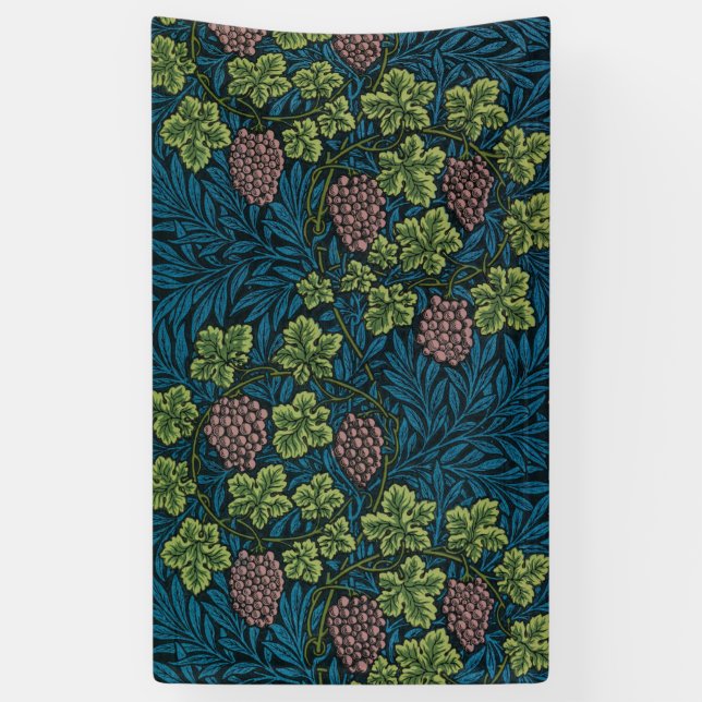 Grapevine (von William Morris) Banner (Vertikal)