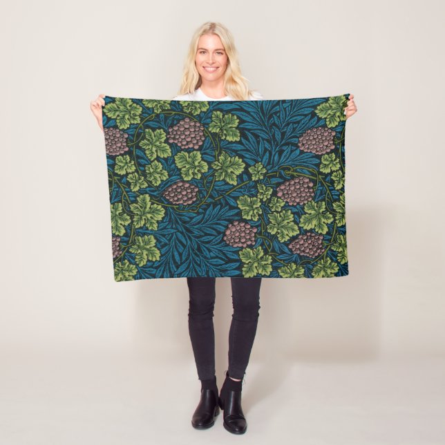 Grapevine (von William Morris) Fleecedecke (Beispiel)