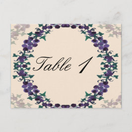 Grapevine Wreath Wedding Tischnummer