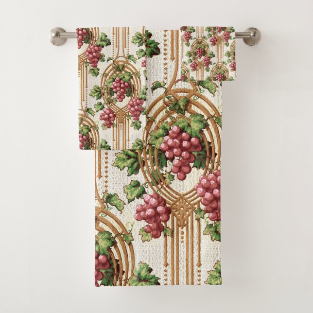 Grapevines Art Nouveau vintage (En situation)
