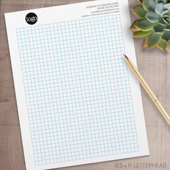 Graph Pad Calcpad Engineering Logo Briefbogen (Personalized Letterhead )
