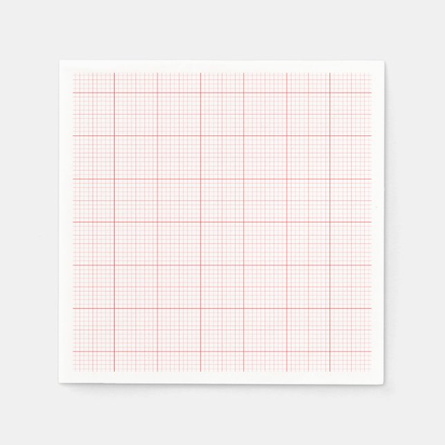 Graph Paper Napkins Serviette (Vorderseite)