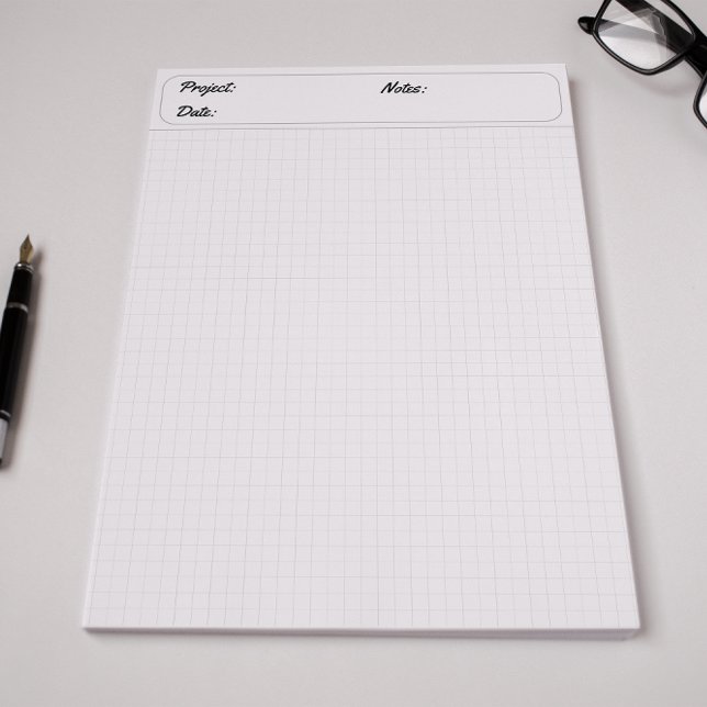Graph Sheets Grid Paper 6 mm Grau Notizblock (Engineering Graph Sheets Grid Paper 6mm Gray Notepad)