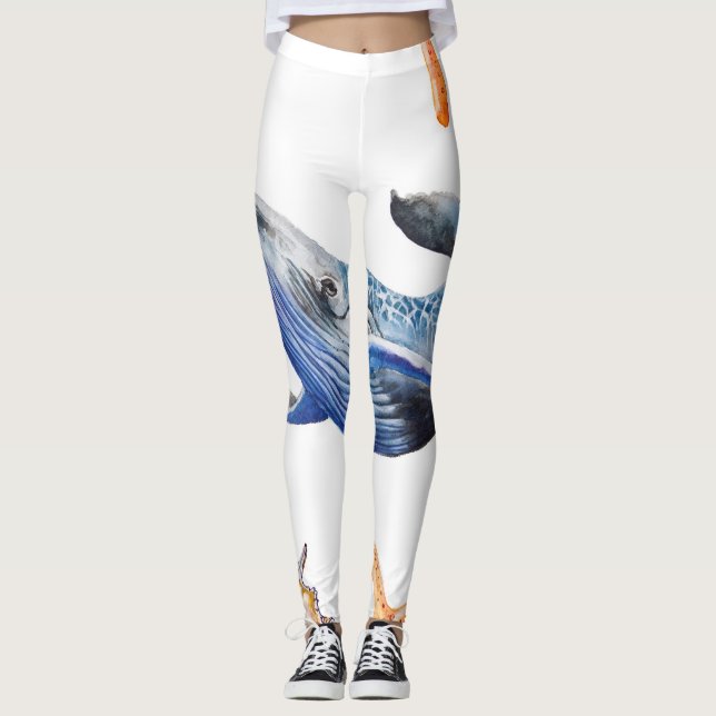 Graph Whale Leggings (Vorderseite)
