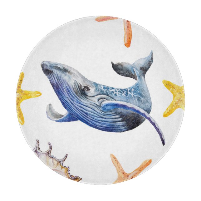 Graph Whale Schneidebrett (Vorderseite)