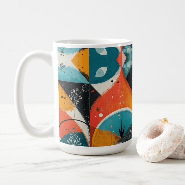 Graphic Abstraction Tasse (Mit Donut)