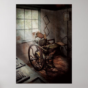 Graphic Artist - Die bescheidene Druckmaschine Poster