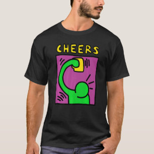 Graphic Beer 80er Pop Parody T-Shirt