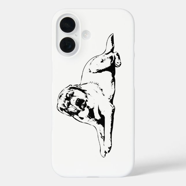 Graphic Calm Protector iPhone 16 Hülle (Rückseite)