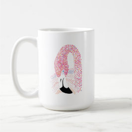 Graphic Colorful Flamingo Kopf Flamingo15 oz. Tass Kaffeetasse