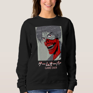 Graphic Demon Devil Harajuku Ästhetik Tokio 1 Sweatshirt