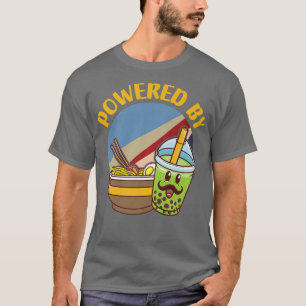 Graphic Funny wird von Boba und Ramen Noodles ange T-Shirt