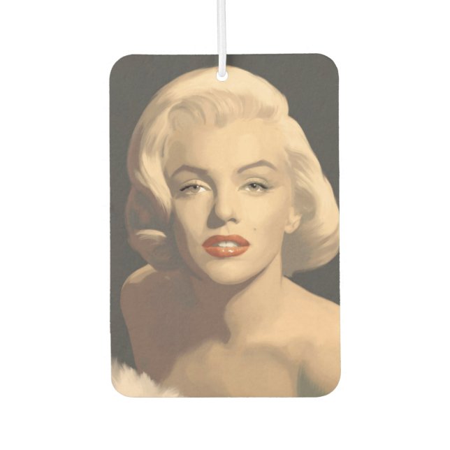 Graphic Gray Marilyn Autolufterfrischer (Vorderseite)