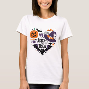 Graphic Halloween Tick or Leckerei T - Shirt