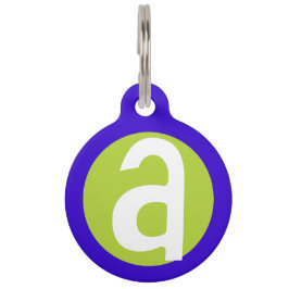 Graphic Lowercase Letter A Custom Initial Tiermarke