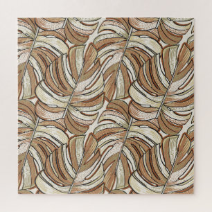 Graphic Monstera Blätter Tropical Design